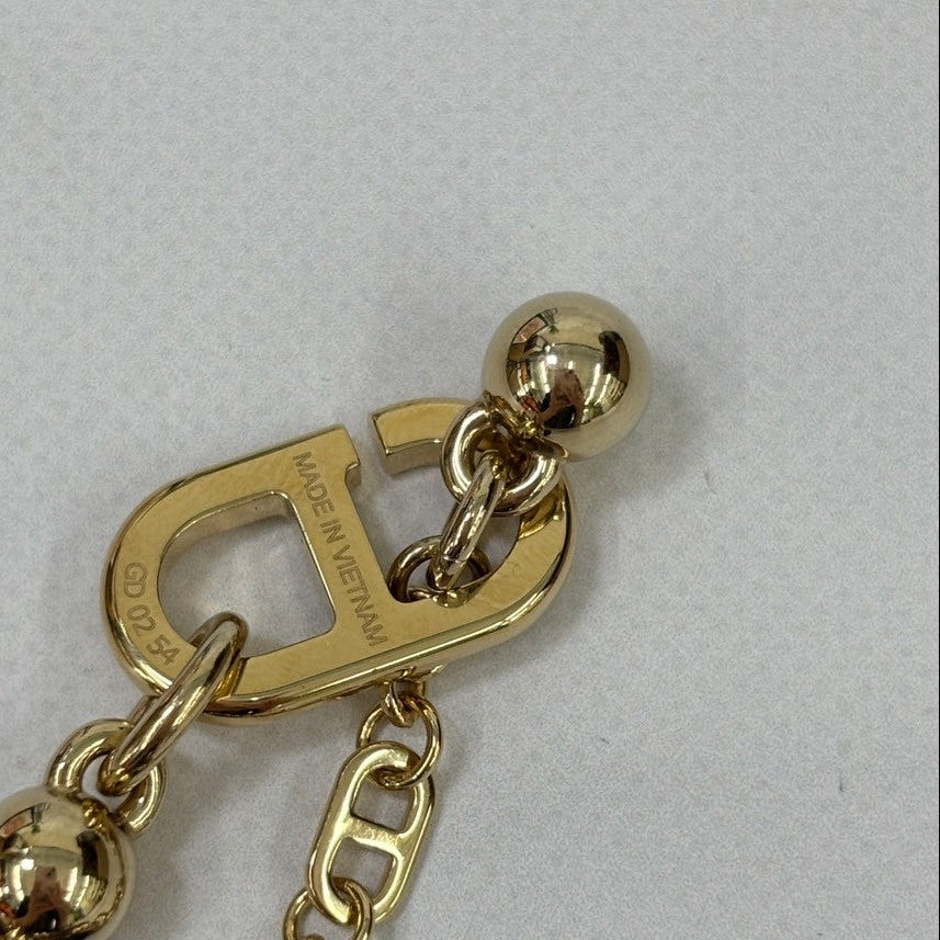 鑑定済み【 美品 】エルメス 《 シュルメール 》 ブラック ブラウン グレー ゴールド金具 アクセサリー ネックレス