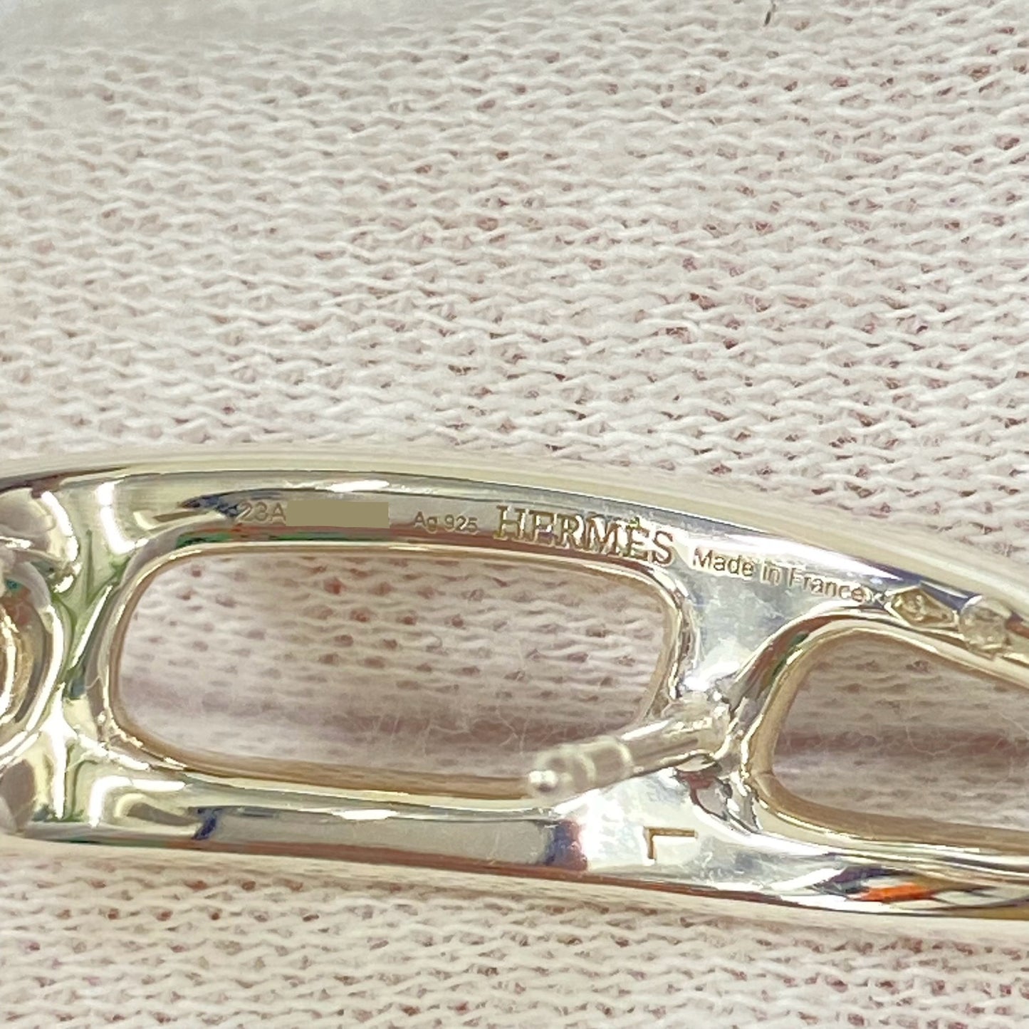 鑑定済み 【美品】エルメス 《 シェーヌダンクル パンク 》 シルバー925 ピアス