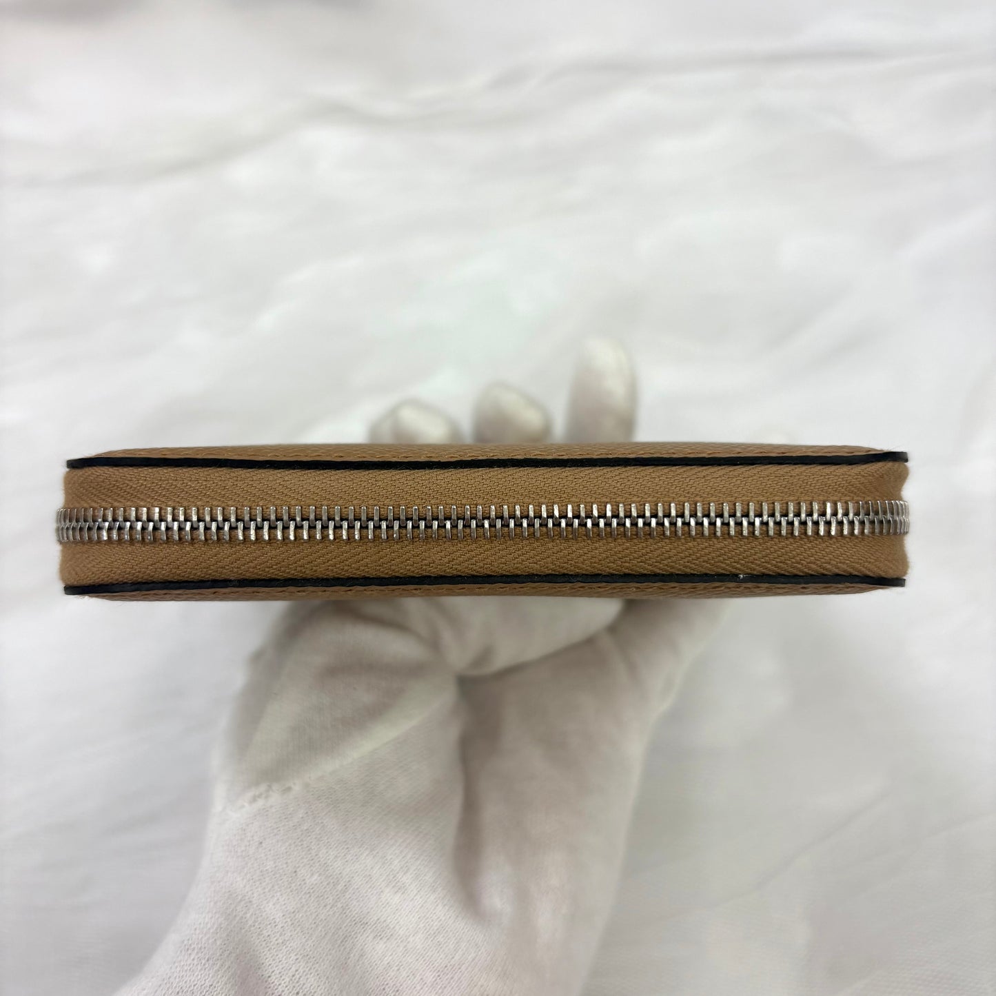 鑑定済み【 美品 】エルメス 《 シルクインコンパクト 》 エプソン チャイ ブラウン ピンク ブルー ブラウン シルバー金具 コインケース U刻印