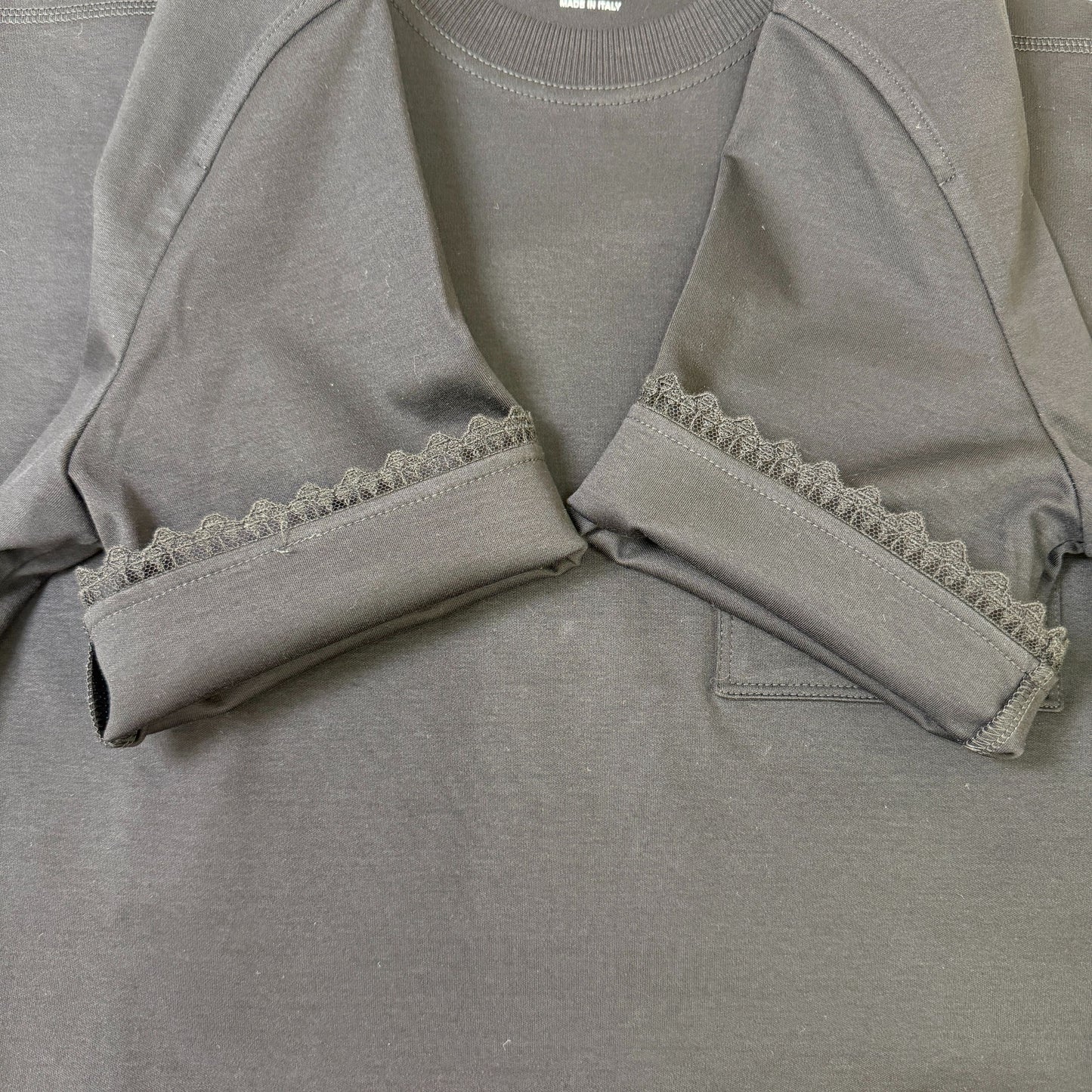 鑑定済み【 美品 】エルメス 《 Embroidered pocket flared dress 》 34 ( XSサイズ程度 ) ブラック コットン ワンピース ドレス レース 刺繍