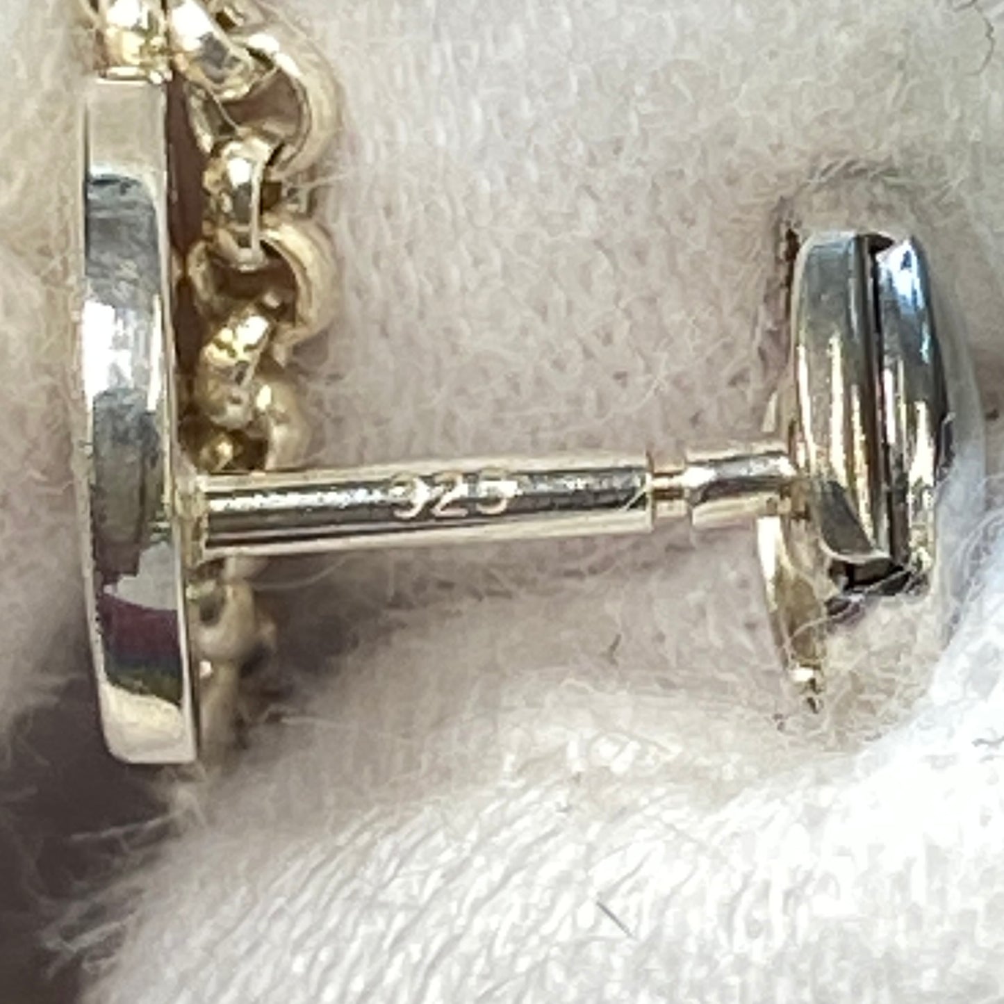 【 鑑定済み 】エルメス 《 エクスリブリス フープピアス 》 シルバー925 ゴールド 750 ピアス