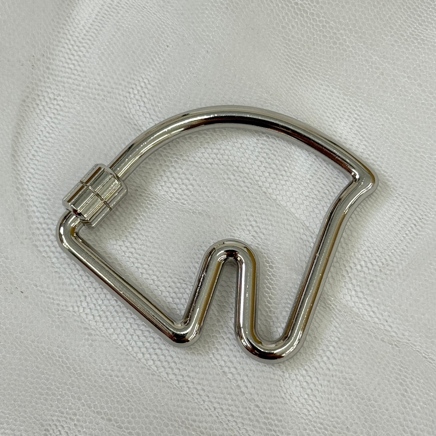 【 鑑定済み 】エルメス 《 シュヴァル 》 シルバー メタル キーホルダー キーリング 馬