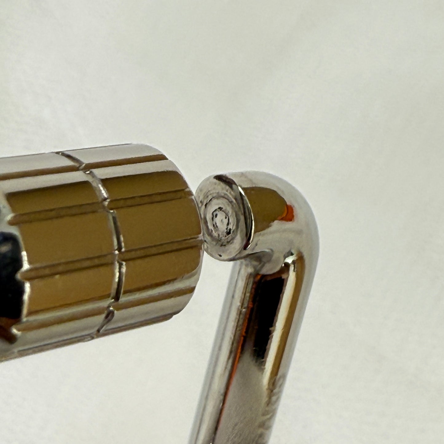 【 鑑定済み 】エルメス 《 シュヴァル 》 シルバー メタル キーホルダー キーリング 馬