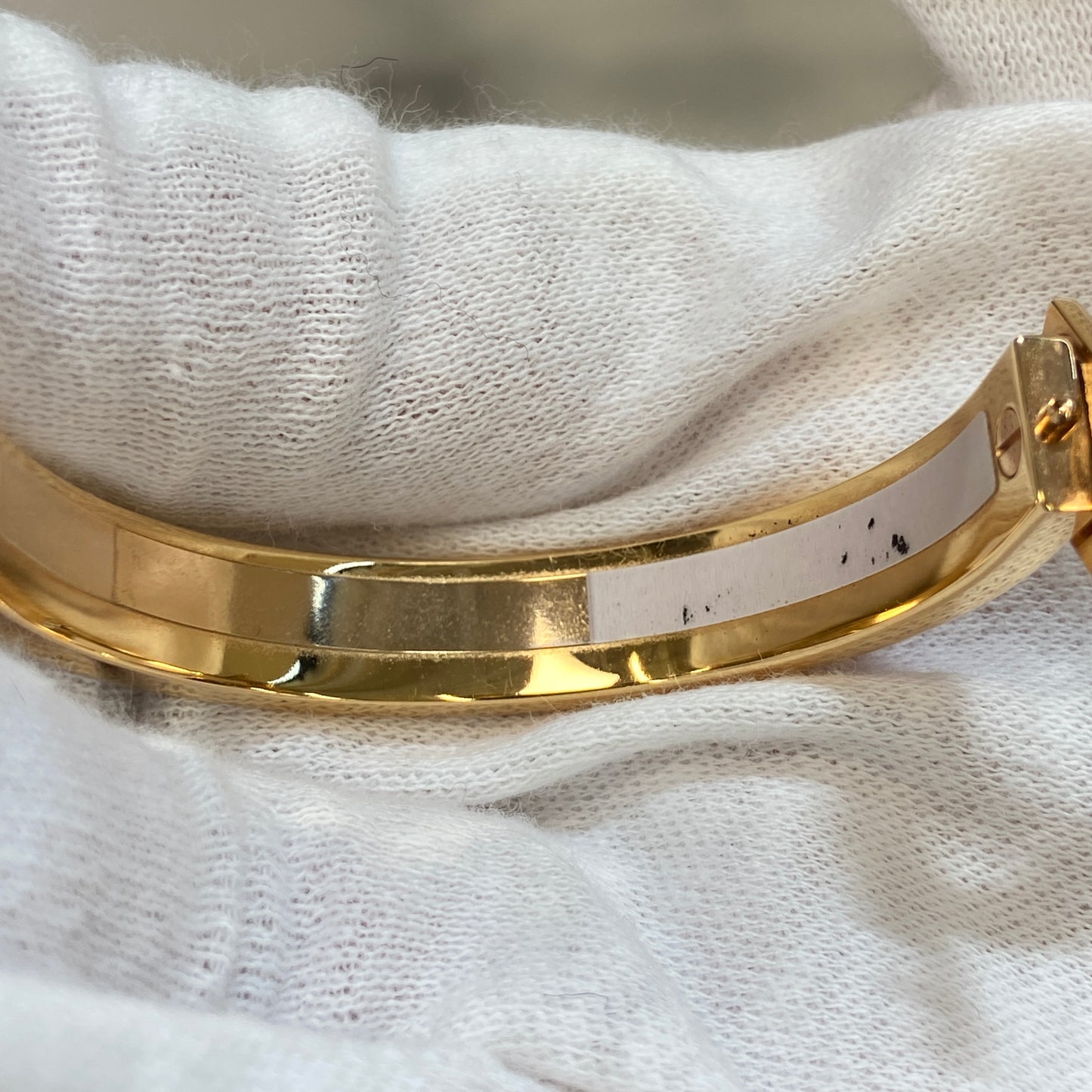 鑑定済み【 美品 】エルメス 《 ミニ・クリック・ケリー 》 ピンク ゴールド ブレスレット