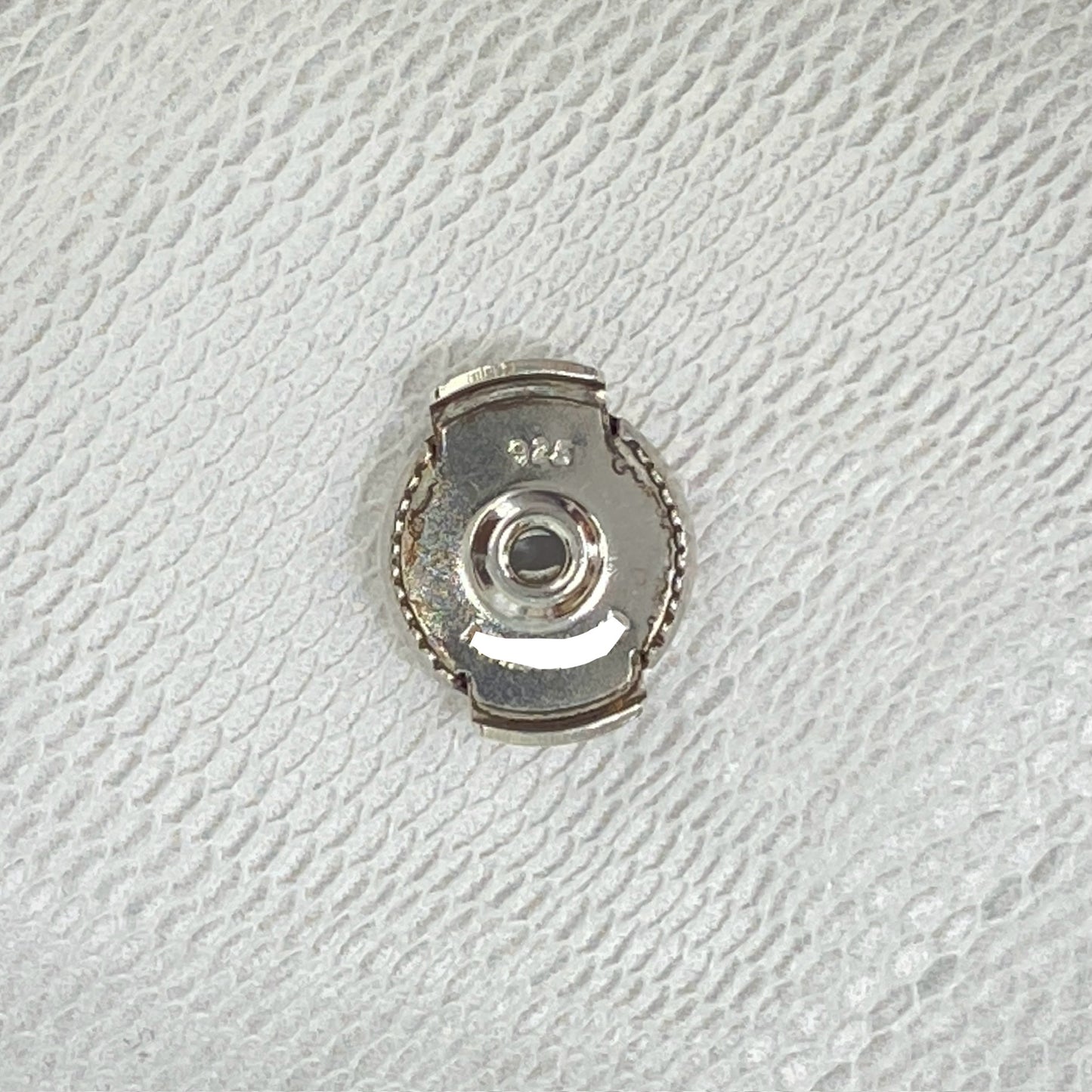 鑑定済み【 美品 】 エルメス 《 ループ 》 MM シルバー925 ピアス エシャペ
