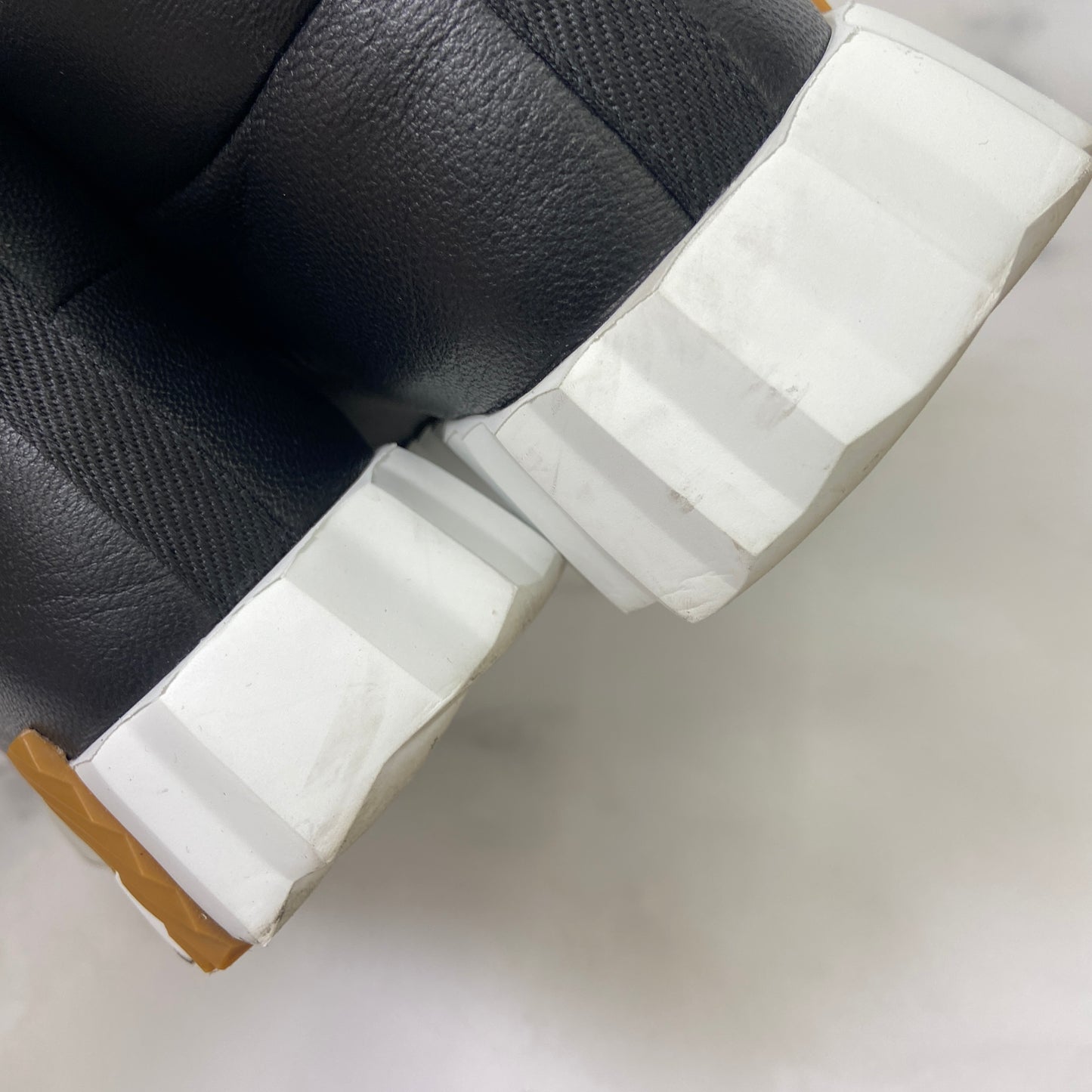 【 鑑定済み 】エルメス 《 ヒップホップ 》 38.5 約25cm ブラック ホワイト ブラウン Hロゴ スニーカー