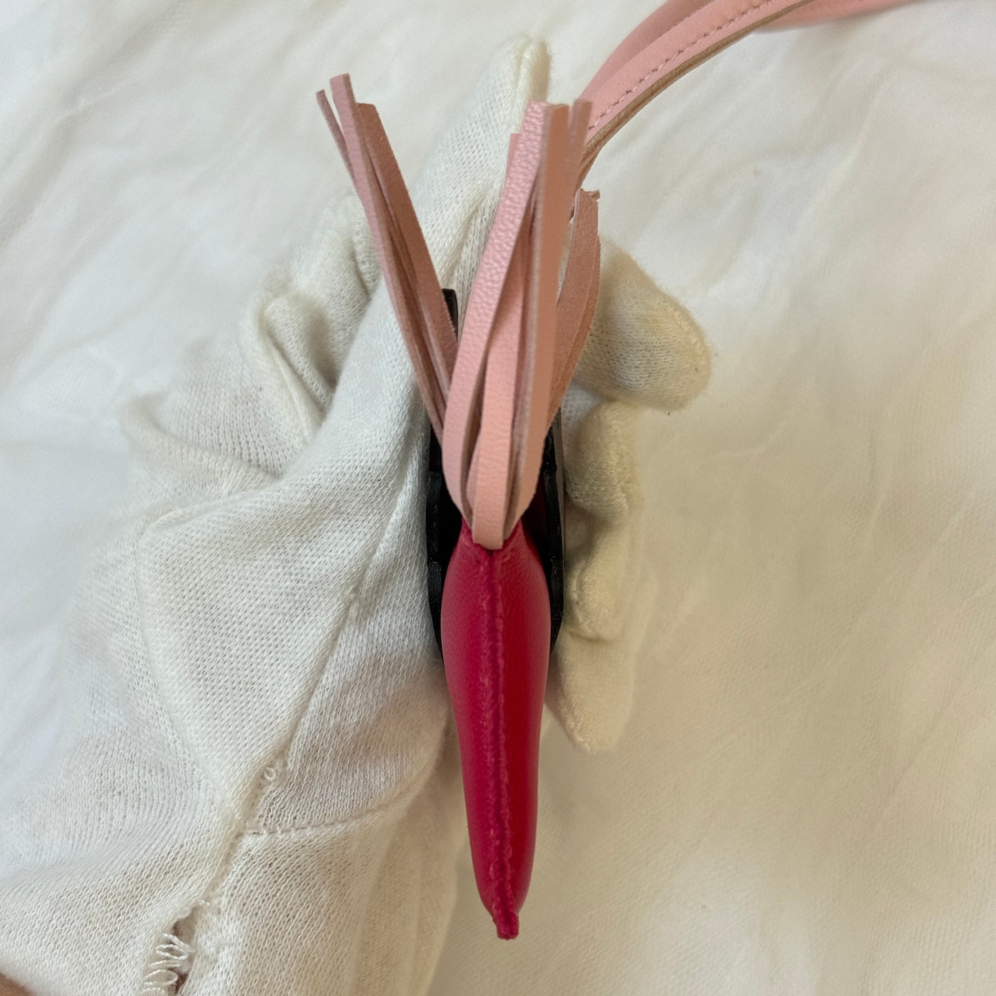 鑑定済み【 美品 】エルメス 《 ロデオ 》 PM フランボワーズ ルージュセリエ ローズサクラ アニューミロ スイフト チャーム ペガサス B刻印 馬