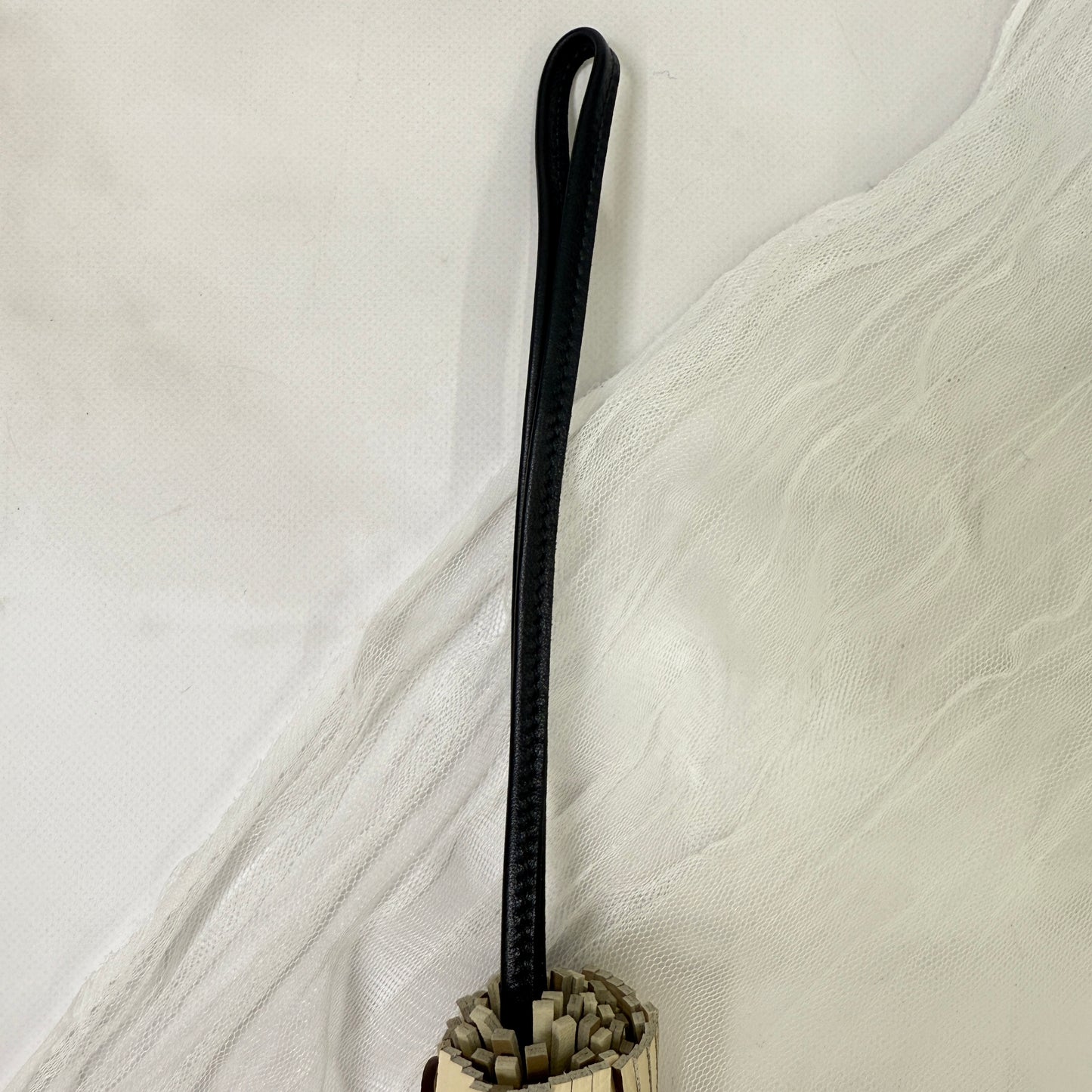 鑑定済み【 新品 】K刻印 エルメス チャーム 《 シュエット 》 ベージュマルファ クレ ナタ ノワール キーホルダー フクロウ