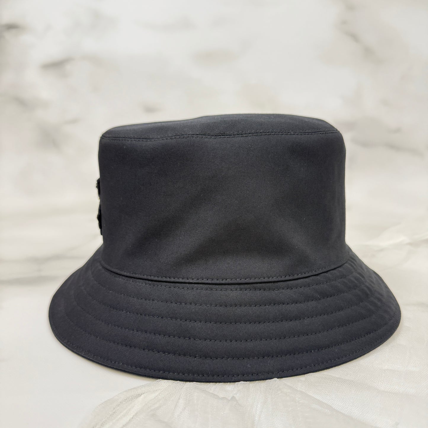 鑑定済み【 美品 】エルメス 《 バケットハット ハーパー Hセリエ 》 57 ブラック ベージュ バケットハット