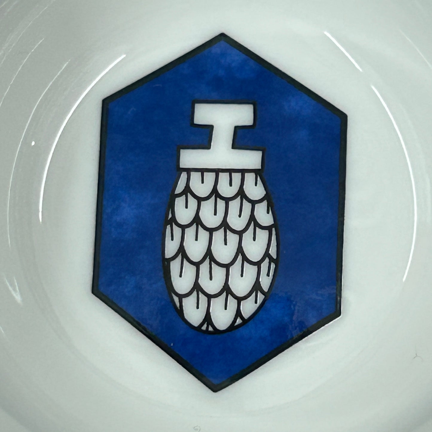 エルメス HERMES コップ ラージボウル《 ブルーダイユール 》 ブルー ホワイト ポーセリン 食器 新品 未使用