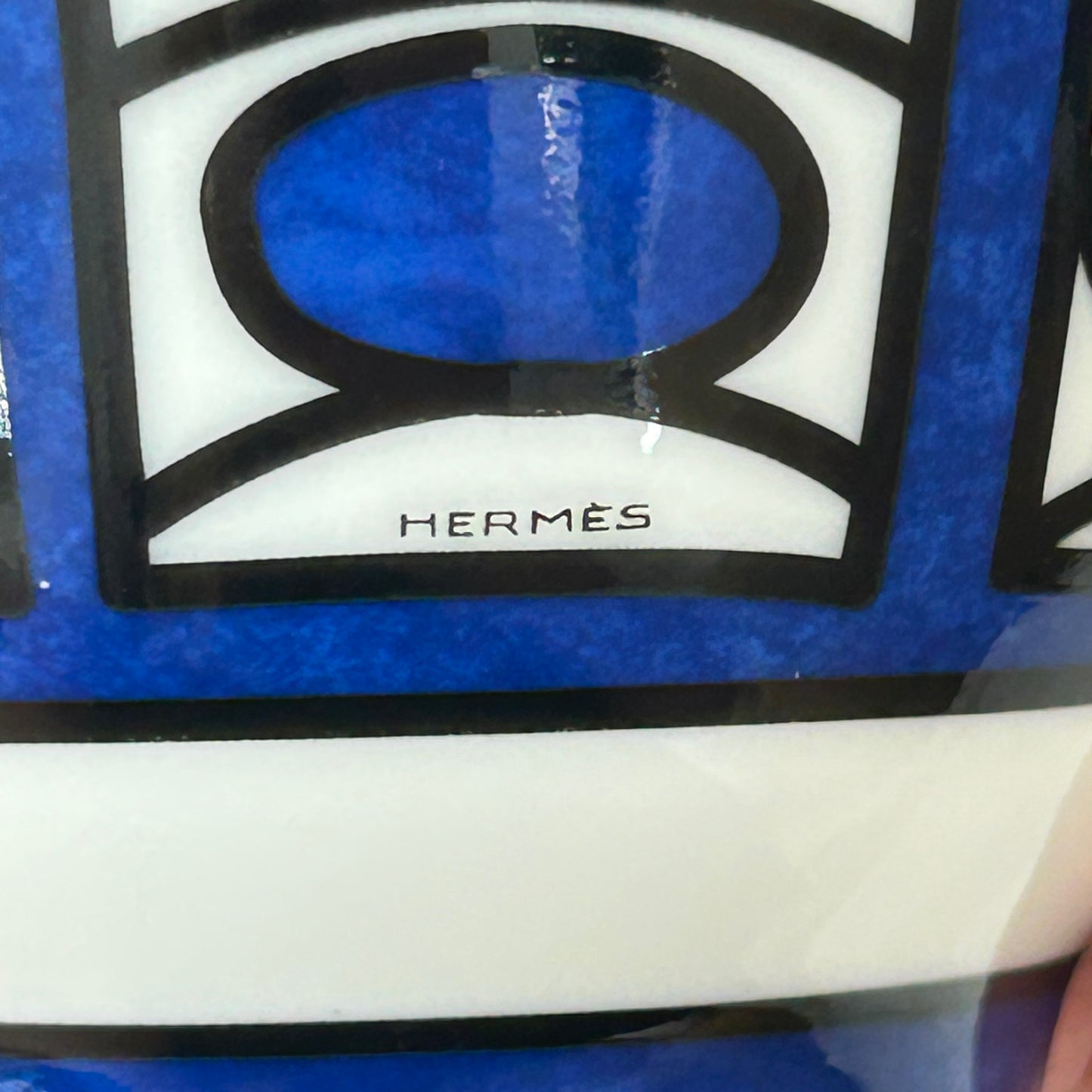 エルメス HERMES コップ ラージボウル《 ブルーダイユール 》 ブルー ホワイト ポーセリン 食器 新品 未使用