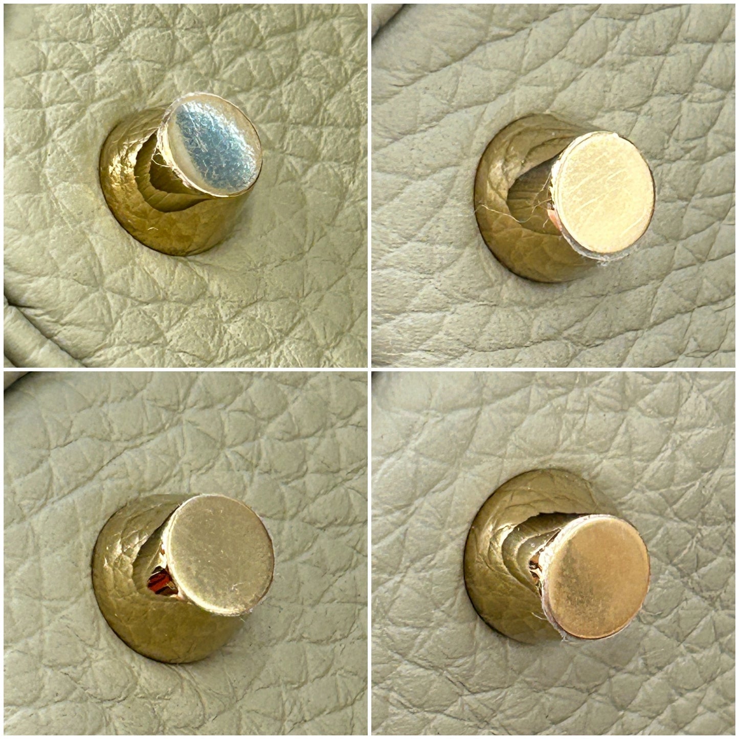 鑑定済み【 新品 】エルメス ピコタンロック 18 PM トリヨンクレマンス セージ ゴールド金具 K刻印 ハンドバッグ