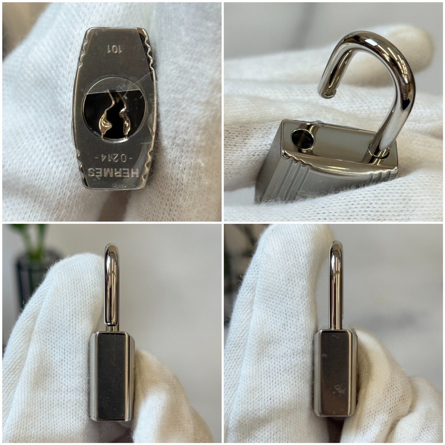 鑑定済み【 新品 】エルメス ピコタンロック 22 MM トリヨンクレマンス エトゥープ シルバー金具 W刻印 ハンドバッグ