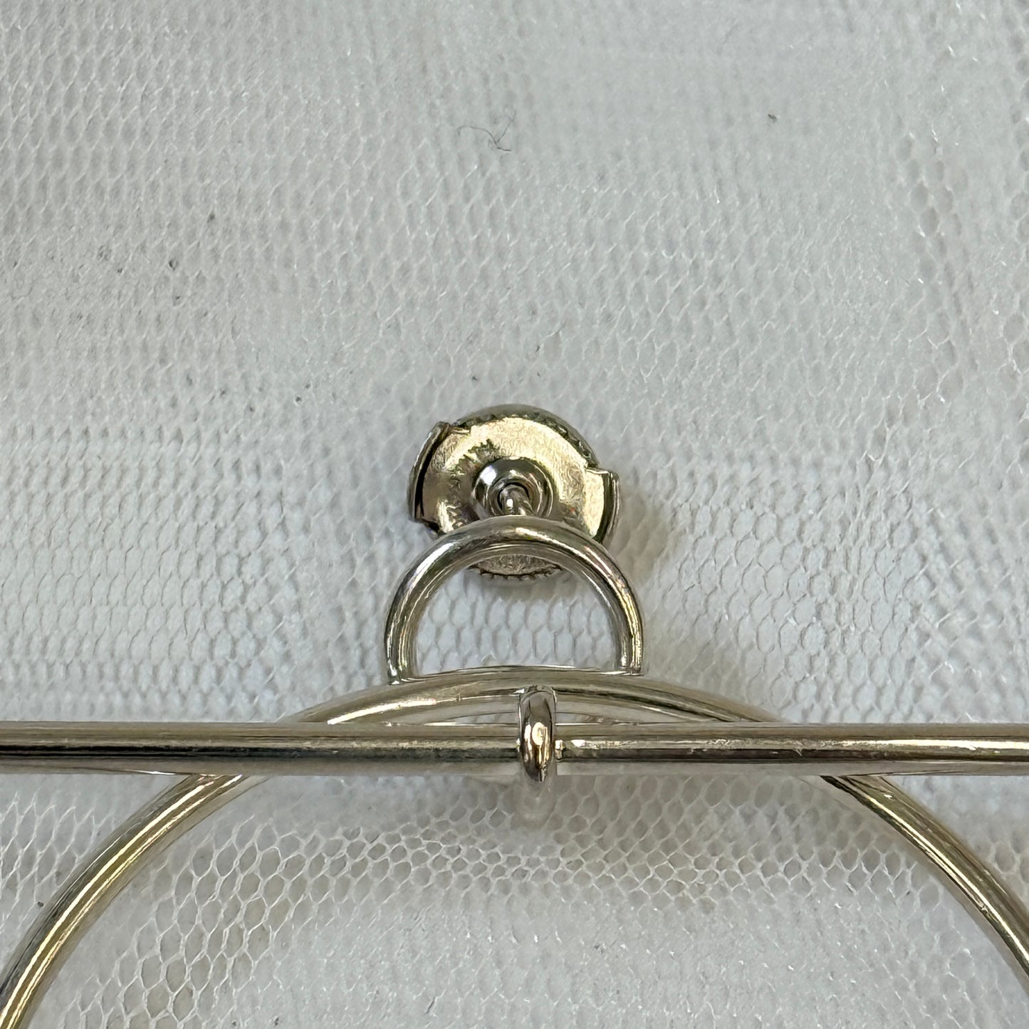 【 鑑定済み 】 エルメス 《 ループ 》 MM シルバー Ag925 ピアス エシャペ
