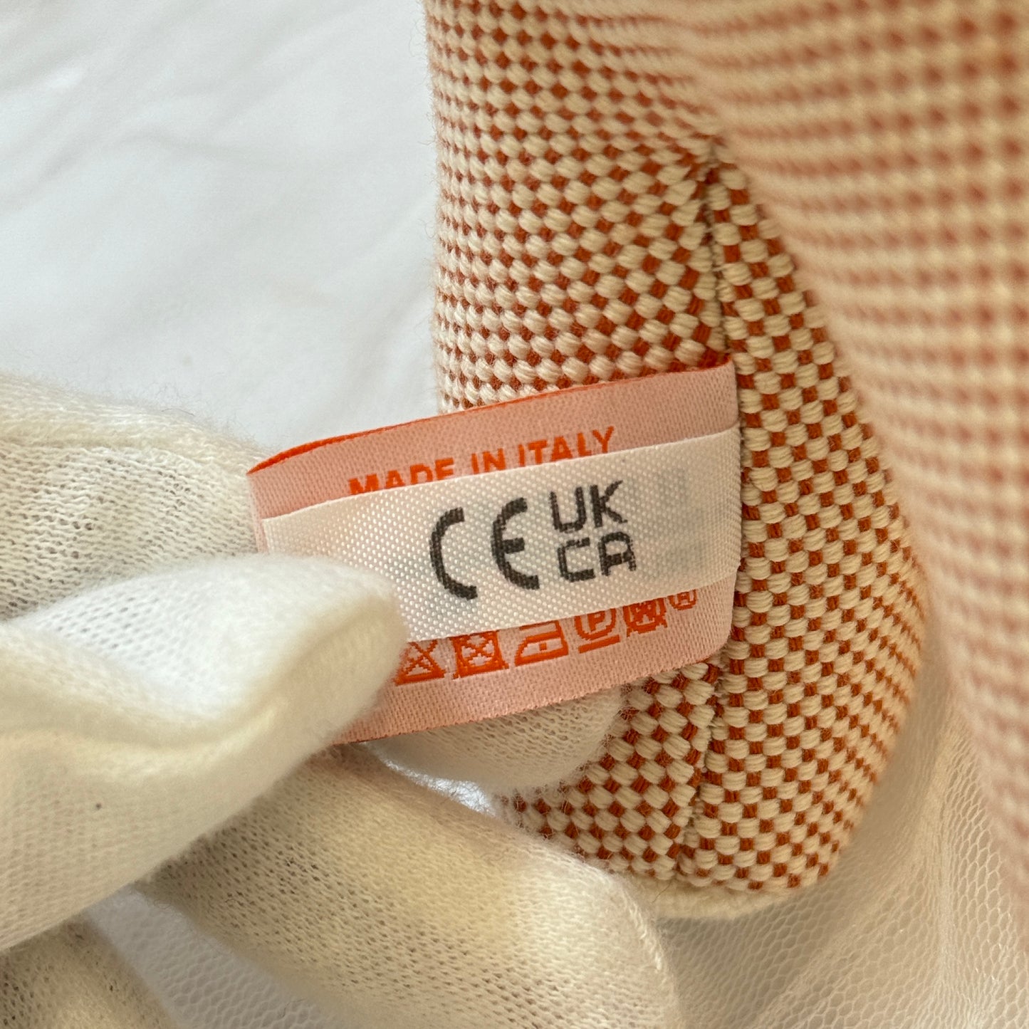 鑑定済み【 美品 】エルメス 《 エポペ 》 ローズ ブーゲンビリア ホワイト トワルH コットン ぬいぐるみ ドラゴン