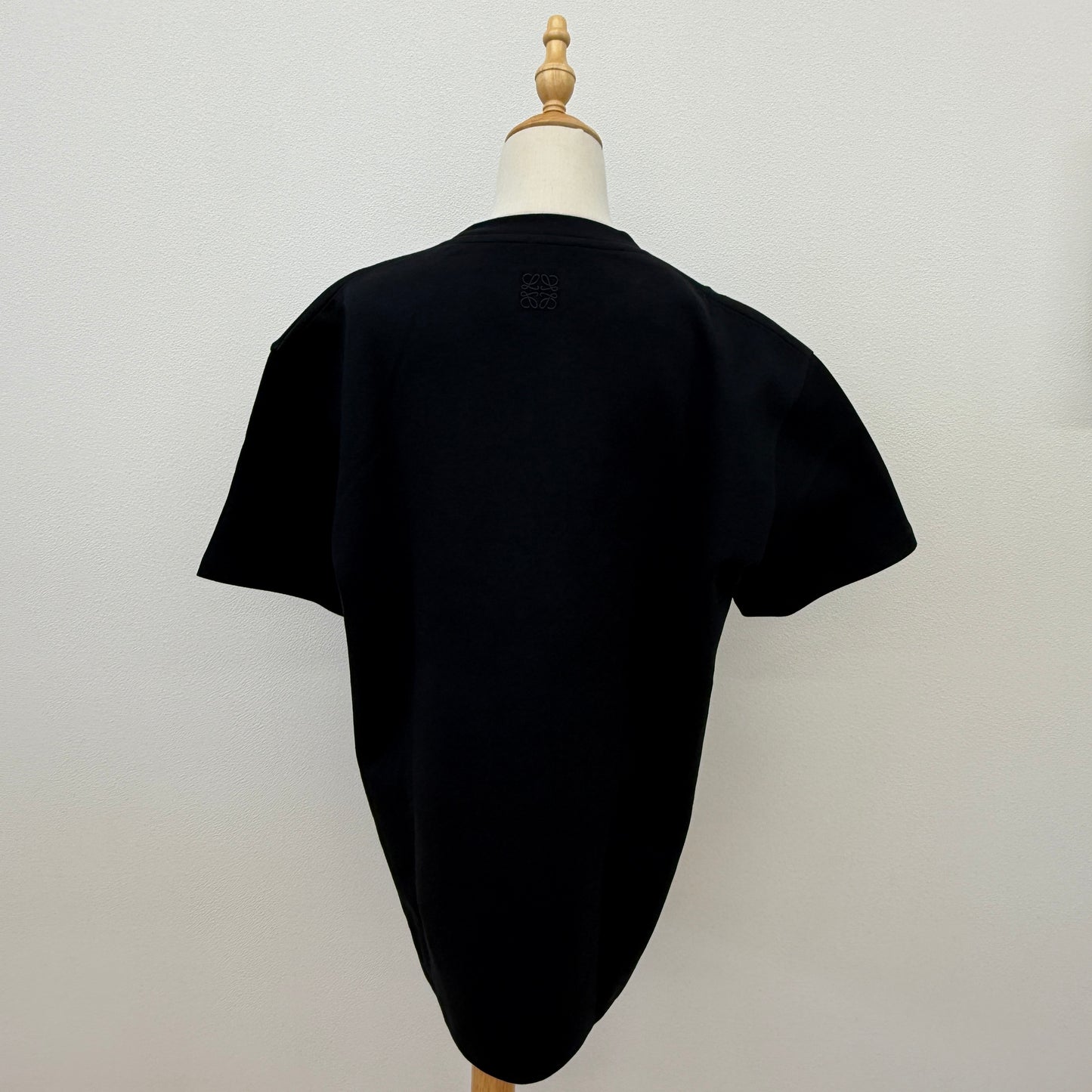 鑑定済み【 美品 】ロエベ 《 コットン リラックスフィットTシャツ 》 L ブラック グレー 綿 半袖Tシャツ Suna Fujitaコラボ 月 ウサギモチーフ