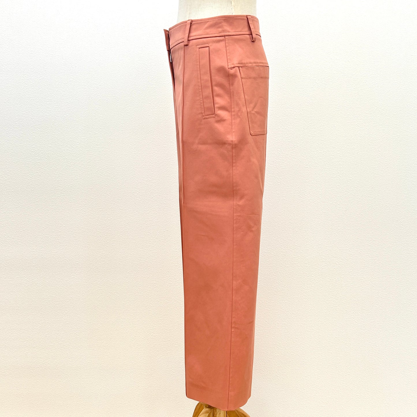 鑑定済み【 新品 】エルメス パンツ 34 4H0404DQ ピンク 綿 ボトムス