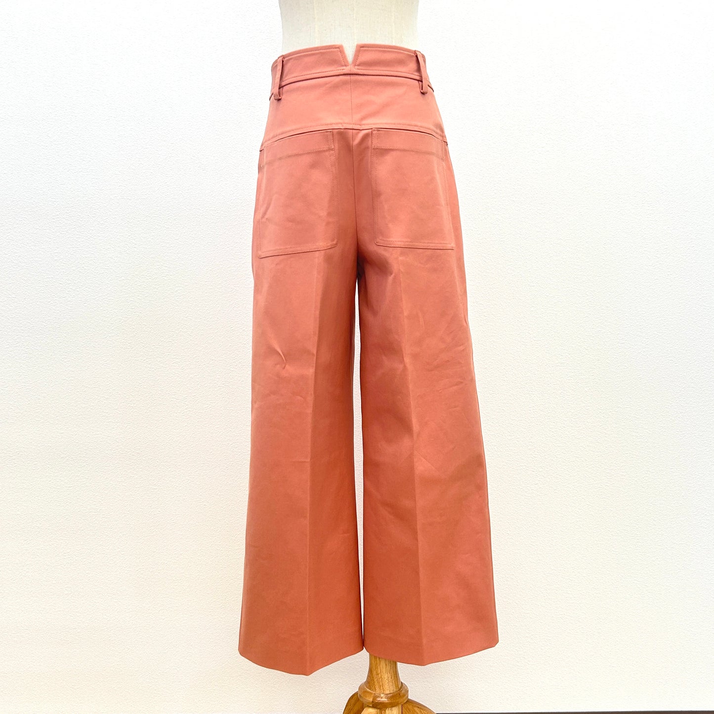 鑑定済み【 新品 】エルメス パンツ 34 4H0404DQ ピンク 綿 ボトムス