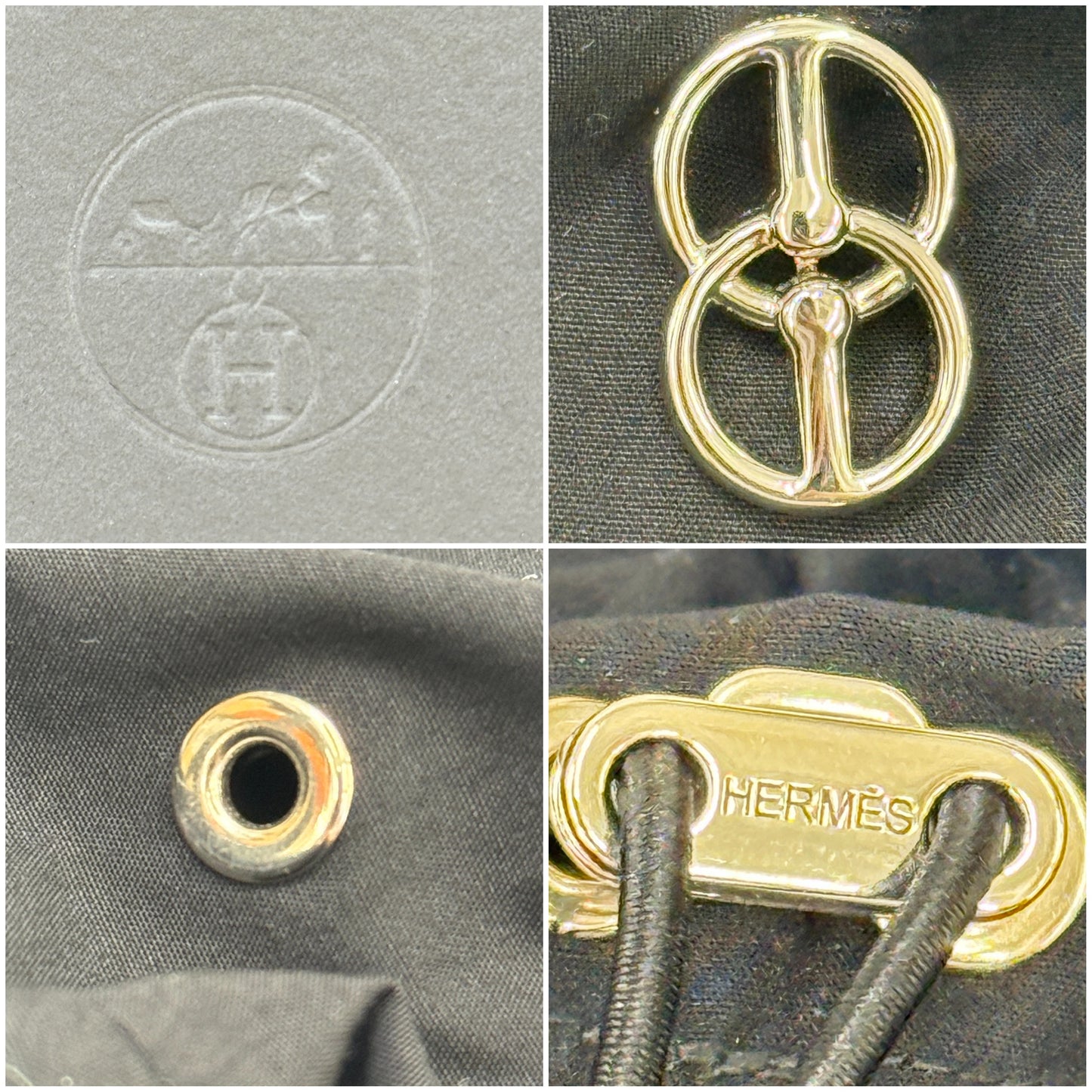 鑑定済み【 美品 】エルメス シャツ ワンピース 34 ( XSサイズ程度 ) 2E0501DJ ブラック シルバー金具 コットン ドレス 腰紐 ハンガー