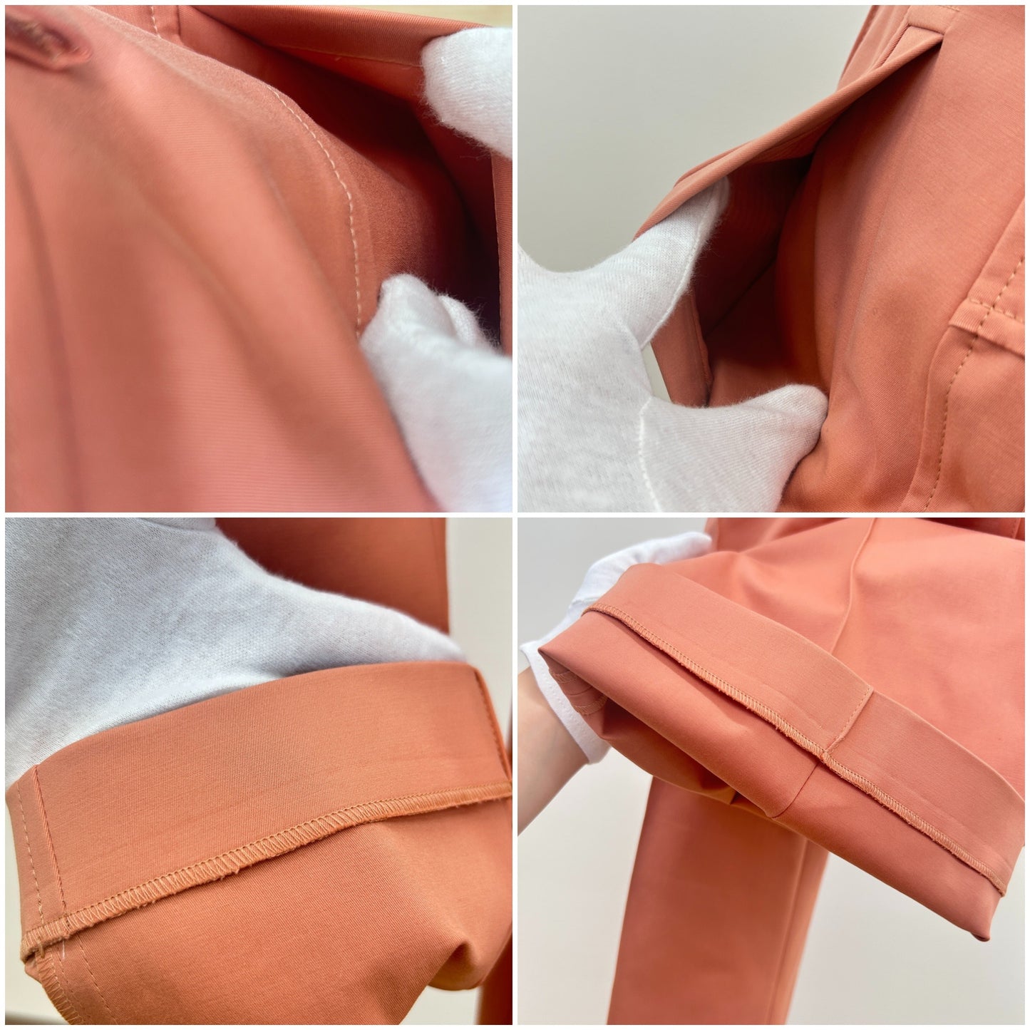 鑑定済み【 新品 】エルメス パンツ 34 4H0404DQ ピンク 綿 ボトムス