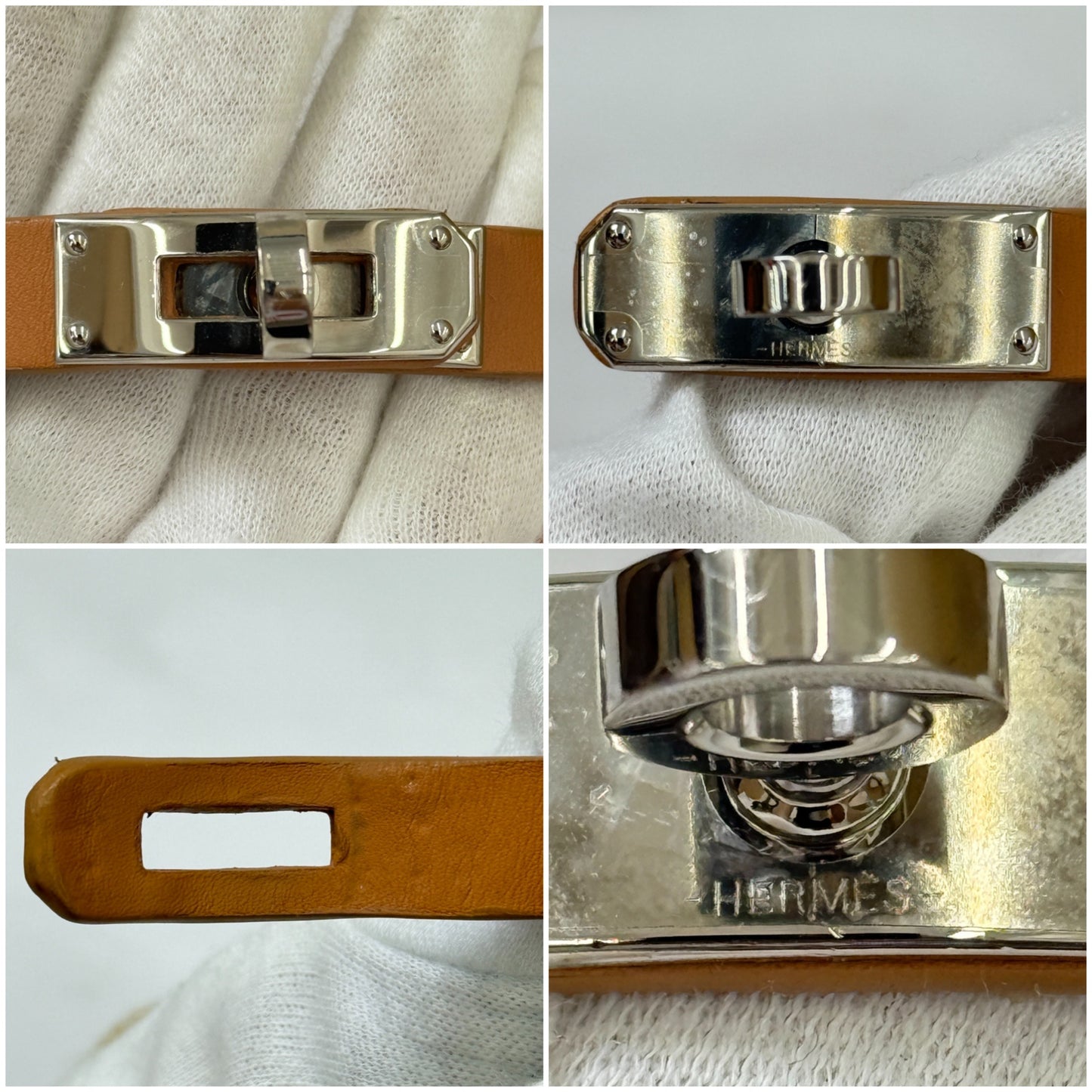 【 鑑定済み 】エルメス 《 ティポリ 》 37 ( 24cm程度 ) ナチュラル ブラウン シルバー金具 エスパドリーユ サンダル ケリーバックル