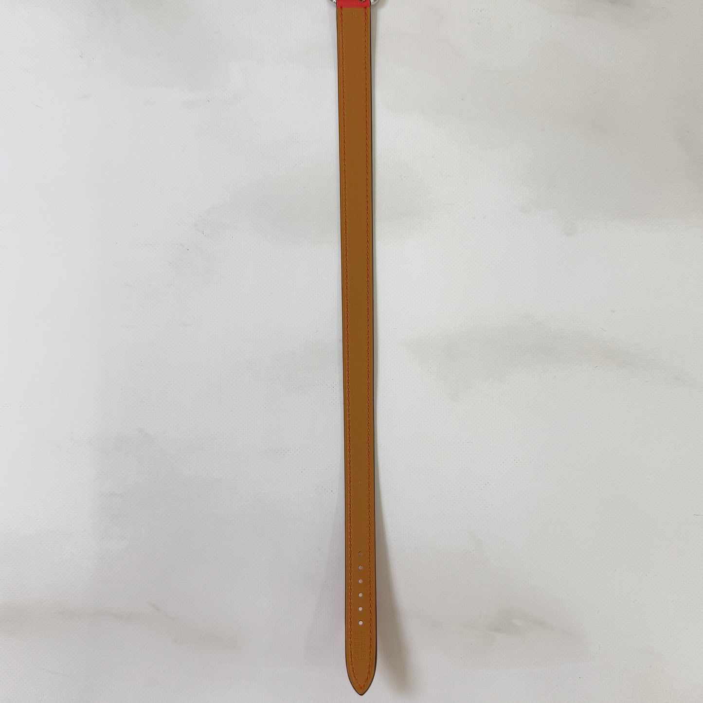 鑑定済み【 美品 】エルメス 《 ケープコッド 》 PM レッド シルバー ホワイト ステンレス CC1.210a 腕時計 替えベルト付