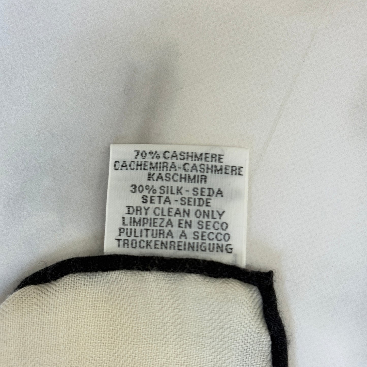 【 鑑定済み 】エルメス カレジェアン 140 《 船乗りのタトゥー バンダナ 》 ホワイト ブラック カシシル スカーフ ショール 碇 人魚