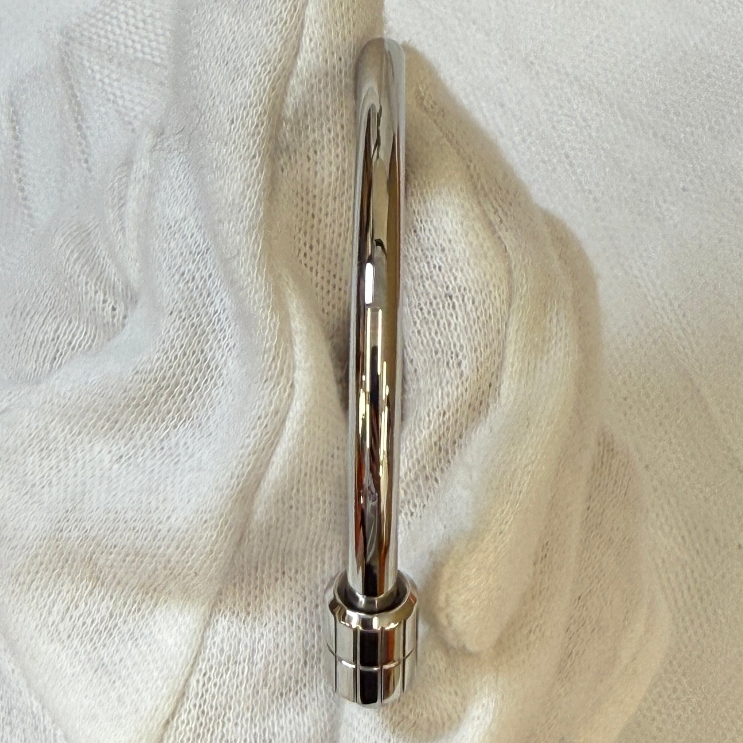 【 美品 】エルメス 《 シュヴァル 》 シルバー メタル キーホルダー キーリング 馬
